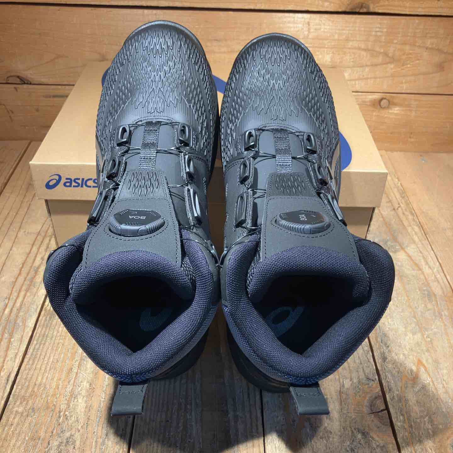 未使用品】◇[アシックス] 安全靴 ウィンジョブ CP122 BOA ブラック 