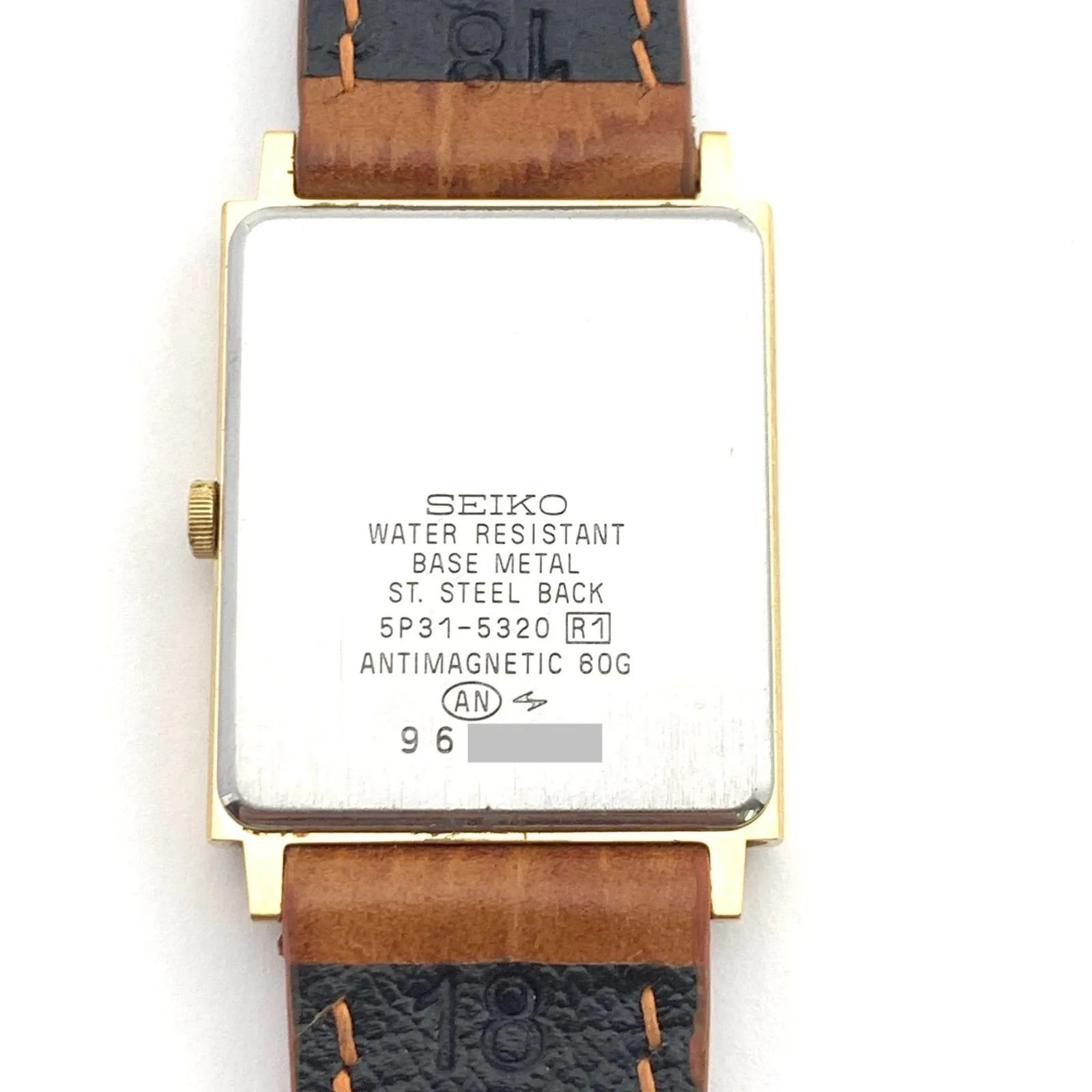 5P31-5320 SEIKO NORPAC メンズ Gold Dial Watch ゴールド文字盤 防水 