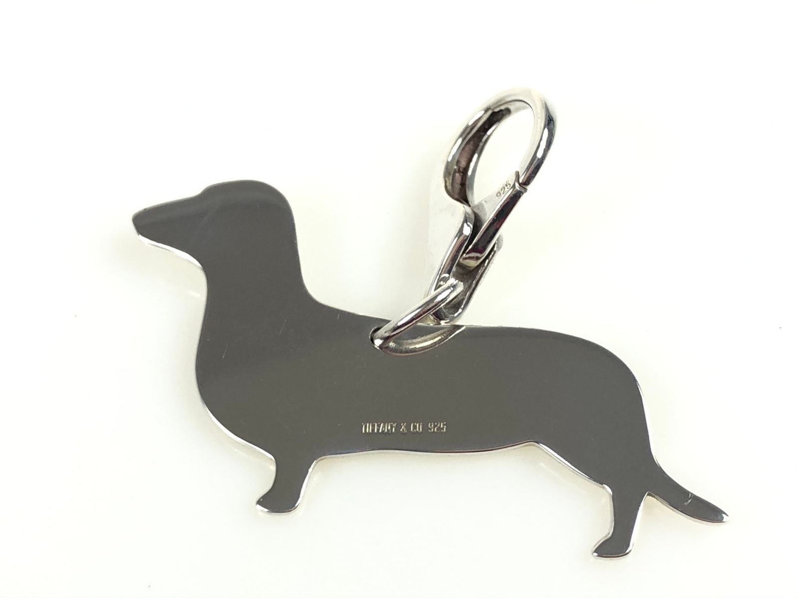 ティファニー TIFFANY ダックスフンド ドッグ チャーム 重さ：約12.2g