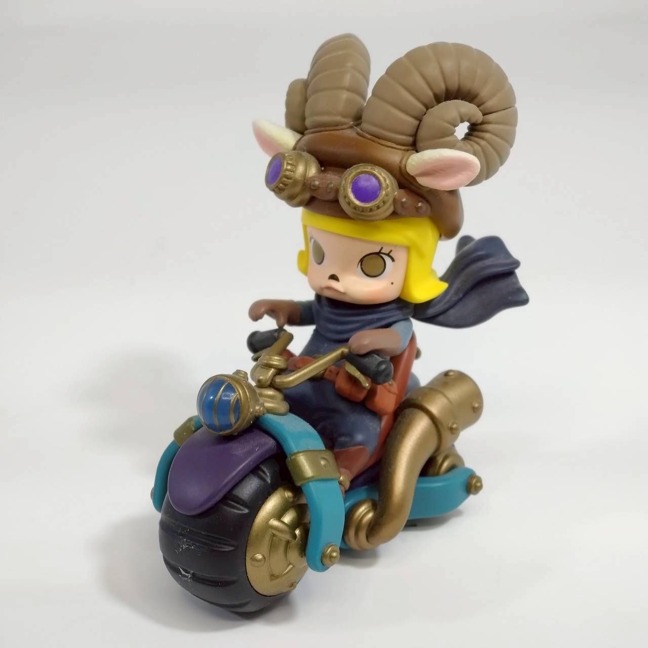 POPMART MOLLY スチームパンク アニマル バイク シリーズ フィギュア