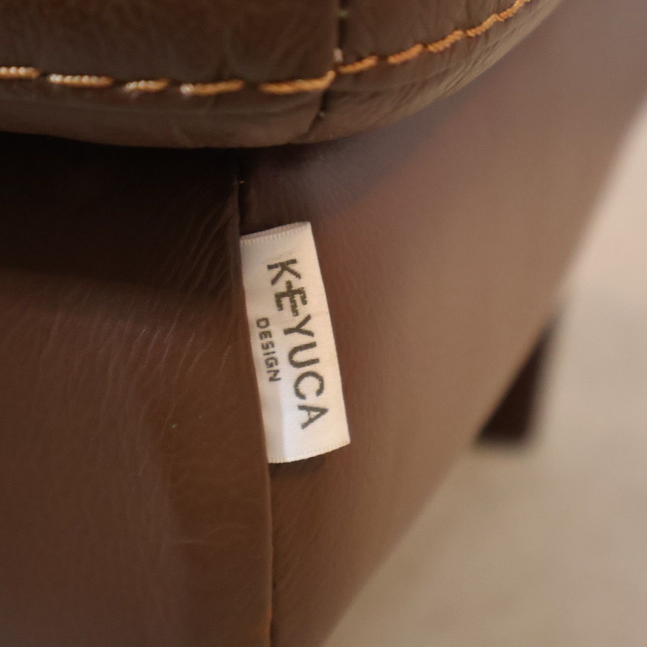 KEYUCA ケユカ 本革 オットマン レザー スツール 北欧スタイル