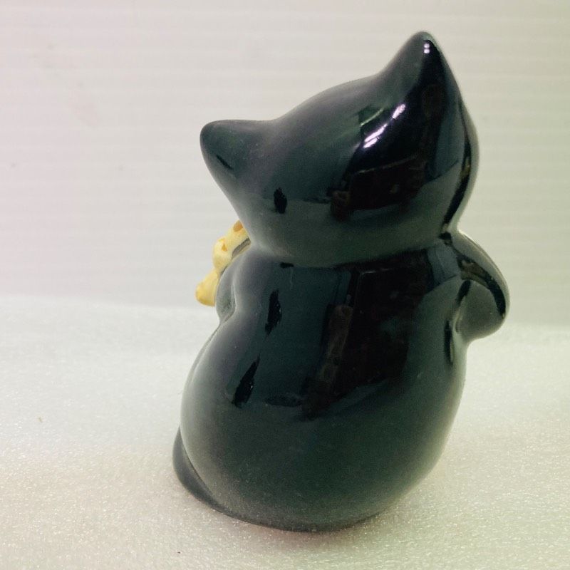 3種セット】黒猫楽団 オーケストラ ベース バイオリン フルート 置物