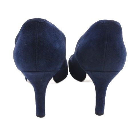 ペリーコ PELLICO スエード パンプス 36.5 ネイビー □TC - メルカリ