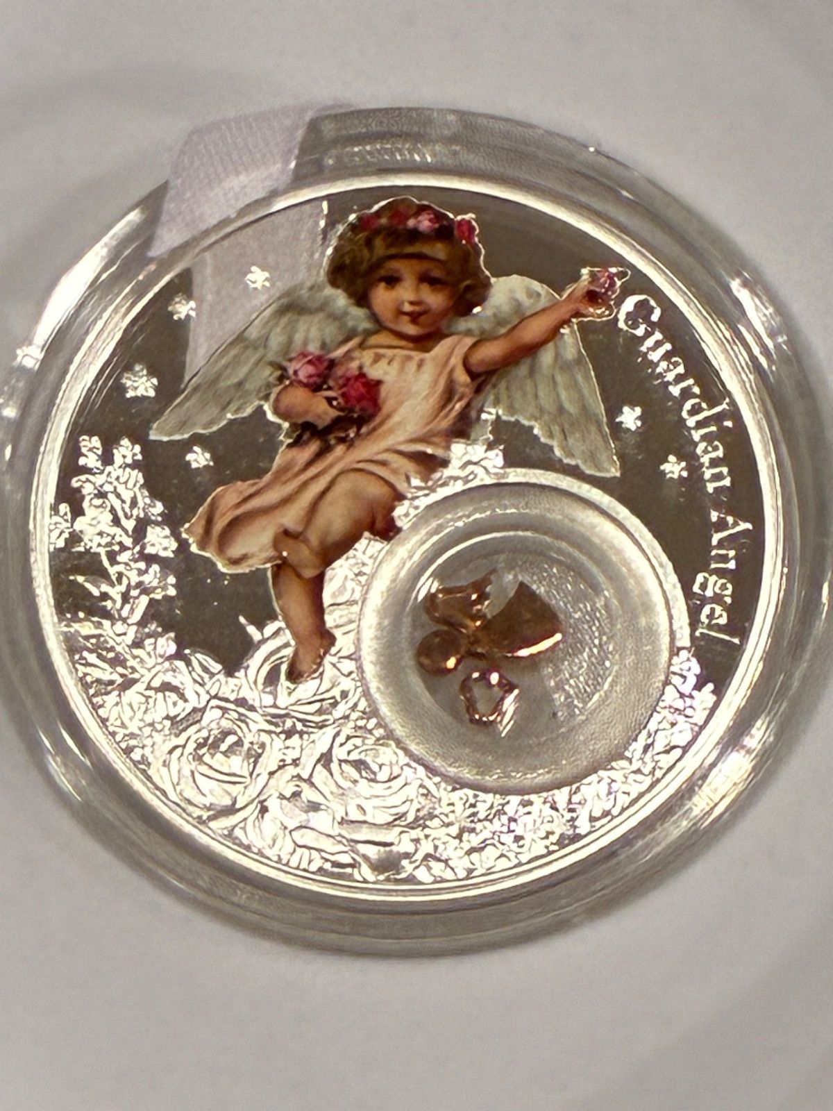 限定999枚 2024年 ニウエ 守護天使 プルーフ銀貨 - メルカリ