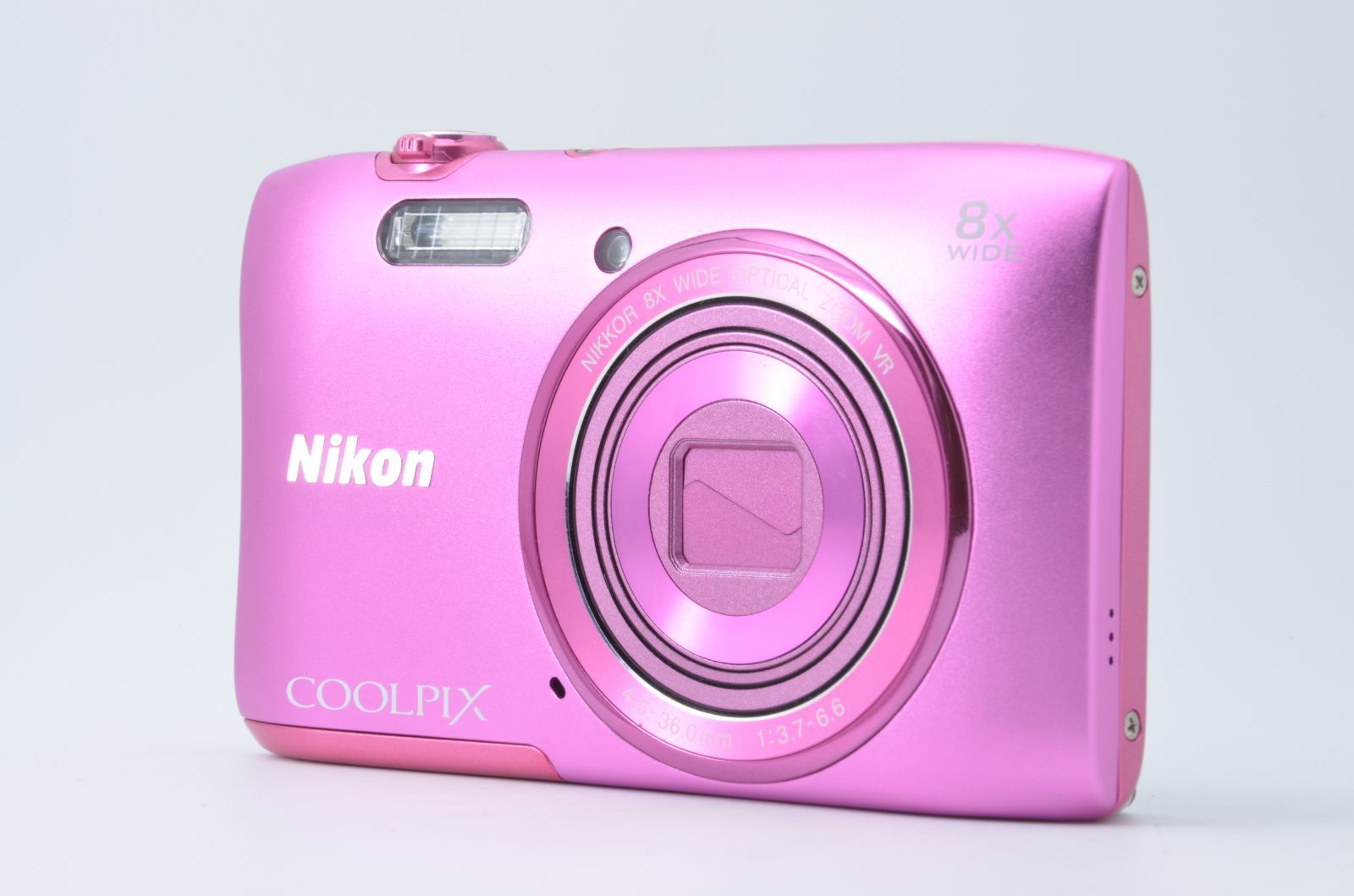 ☆良品☆ ニコン NIKON COOLPIX S3600 アザレアピンク コンパクト