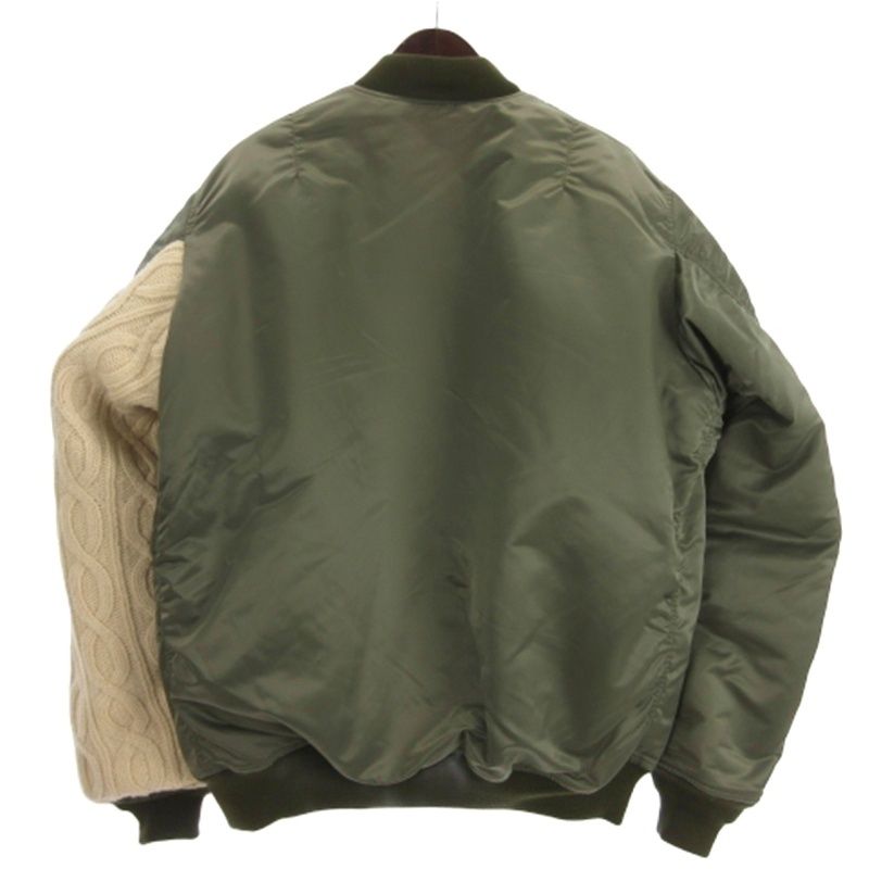 シークエル SEQUEL 25AW MA-1 ジャケット SQ-25AW-JK-06 カーキ XL