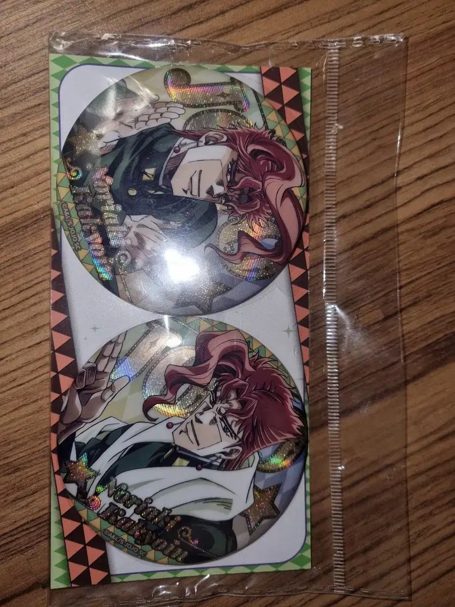 ジョジョの奇妙な冒険 花京院典明 缶バッジ - メルカリ