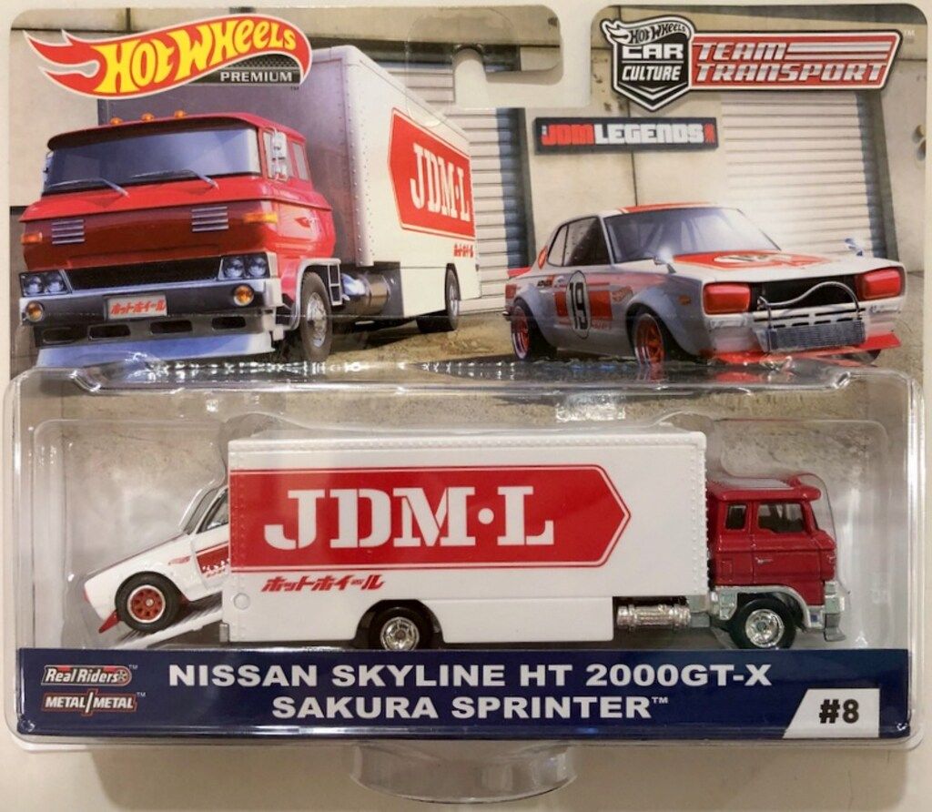 MATTEL HOTWHEELS TEAM TRANSPORT FYT04 NISSAN SKYLINE HT 2000GT-X