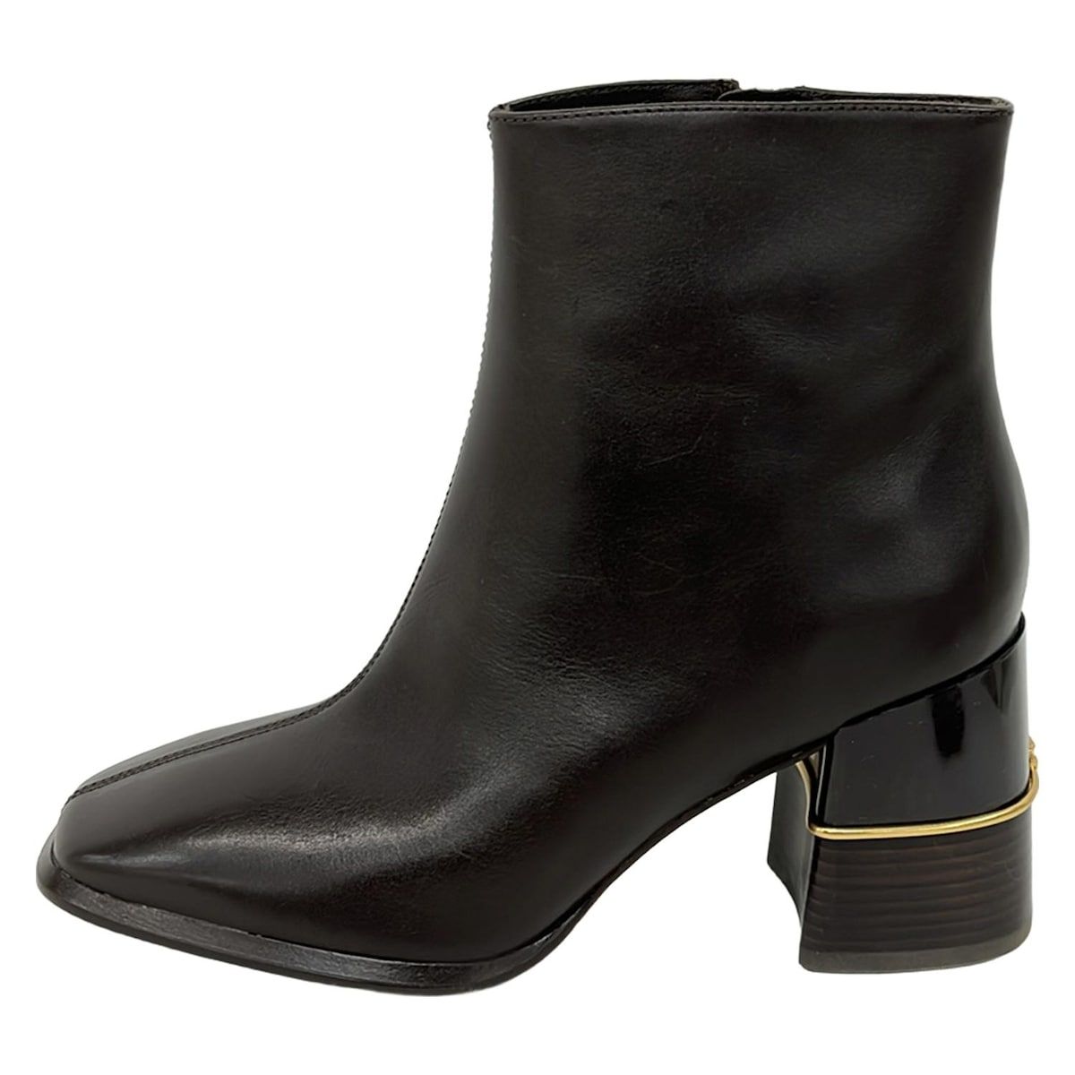 TORY BURCH(トリーバーチ) ショートブーツ 7M レディース美品 - ダーク