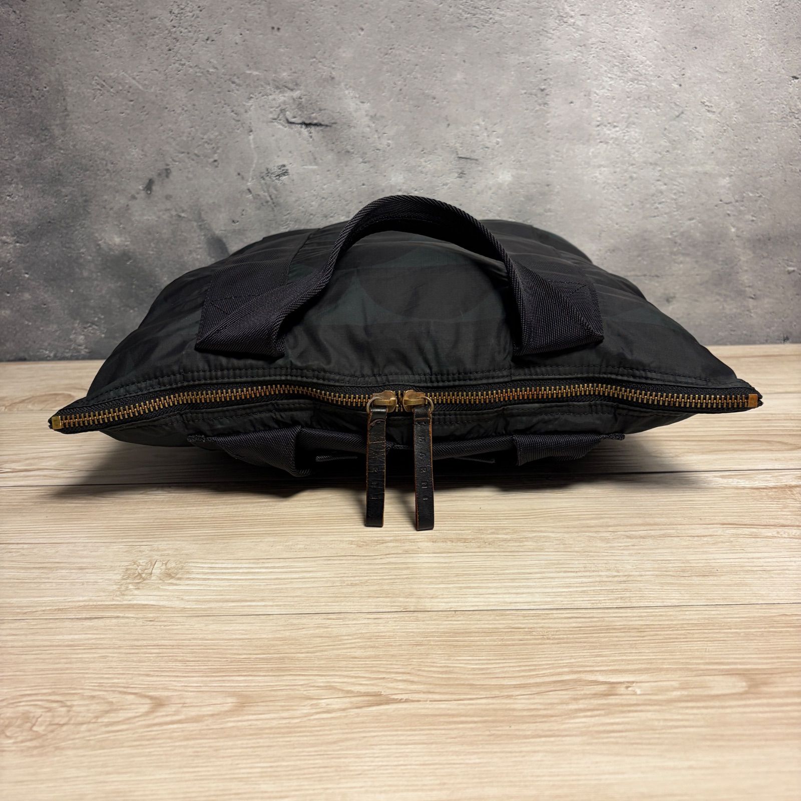 PORTER × MARNI コラボ 2WAY トート リュック グリーン×ブラック 