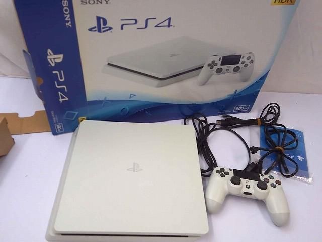 ゲーム プレイステーション4 PS 4本体 CUH 2100 A グレイシャーホワイト 動作品 き まとめ売り 品