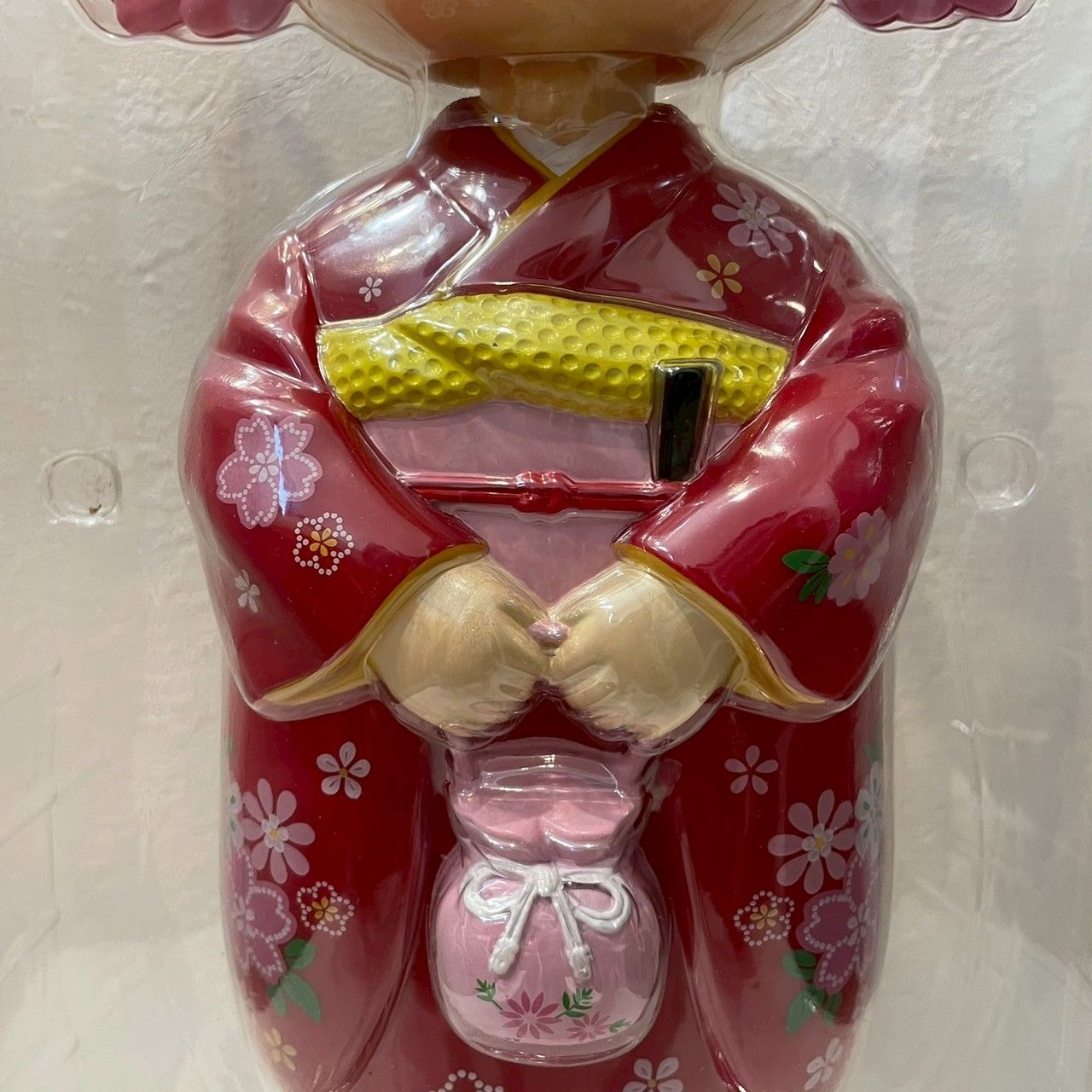 不二家/ペコちゃん/首ふり人形/着物/和装/桜/FUJIYA/首振り/ペコちゃん