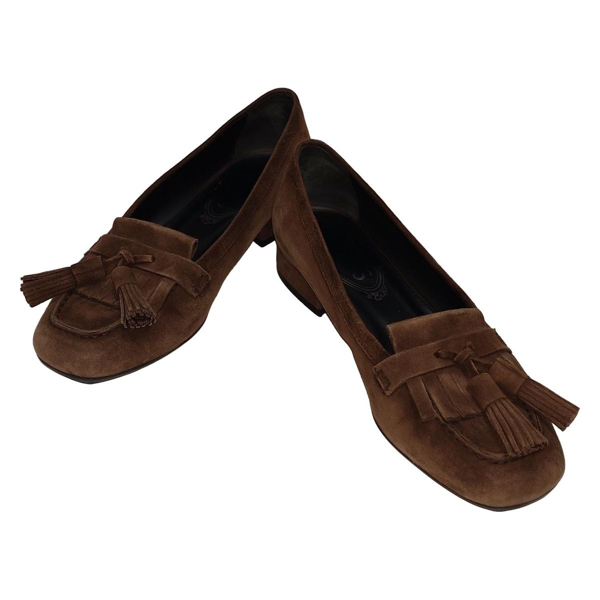 TOD'S(トッズ) ローファー 36 レディース - ダークブラウン タッセル