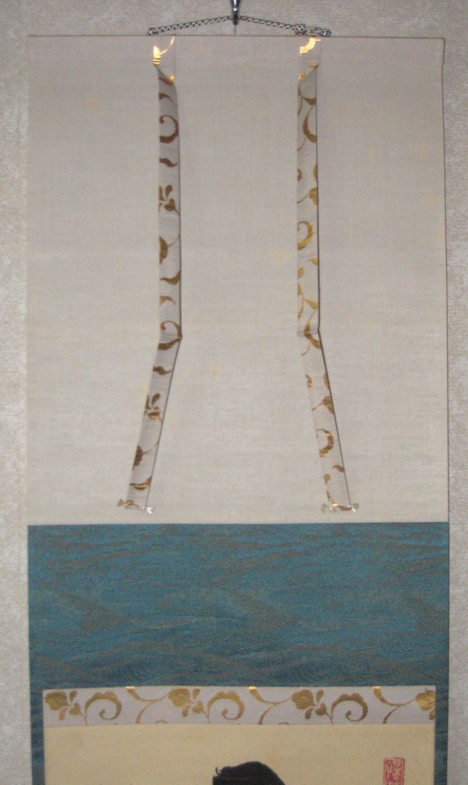 真筆】茶掛け 茶掛 雲悠々水潺々◇大徳寺派 吉祥山 玉瀧寺 前大徳 戸上