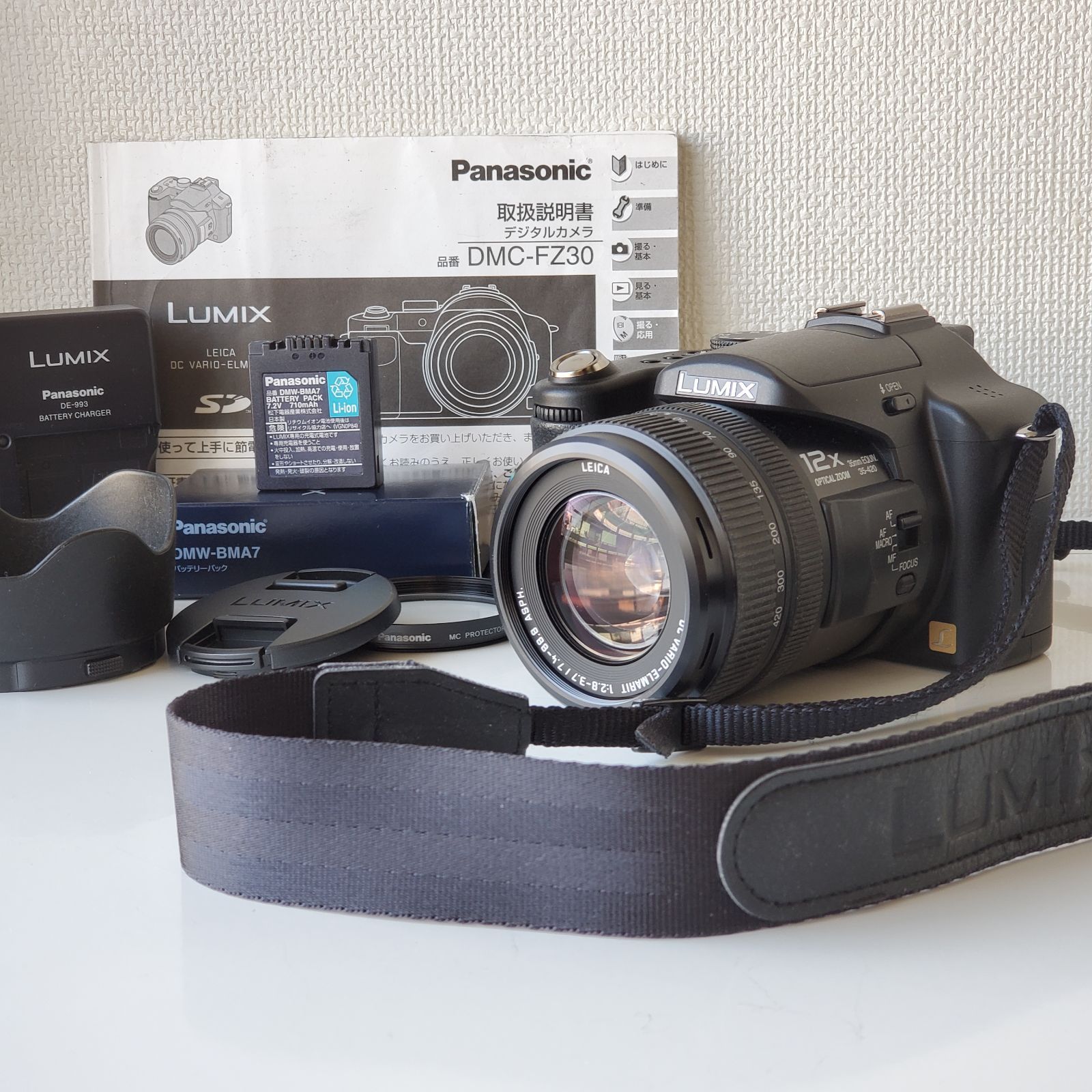 Panasonic DMC-FZ30 デジタルカメラ SDカード 動作確認済 SDカードをおまけ♪ 通電・基本動作確認 パナソニック Panasonic LUMIX