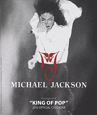 中古】カレンダー マイケル・ジャクソン 2010年度卓上カレンダー