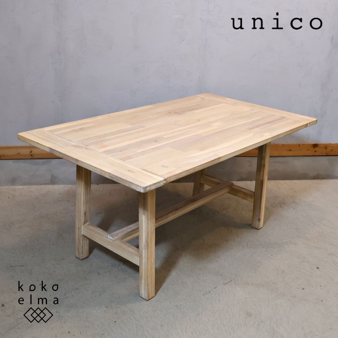 unico ウニコ MANOA マノア アカシア材 ダイニングテーブル 西海岸
