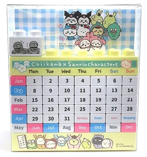 中古】カレンダー ちいかわ なんか小さくてかわいいやつ×サンリオ