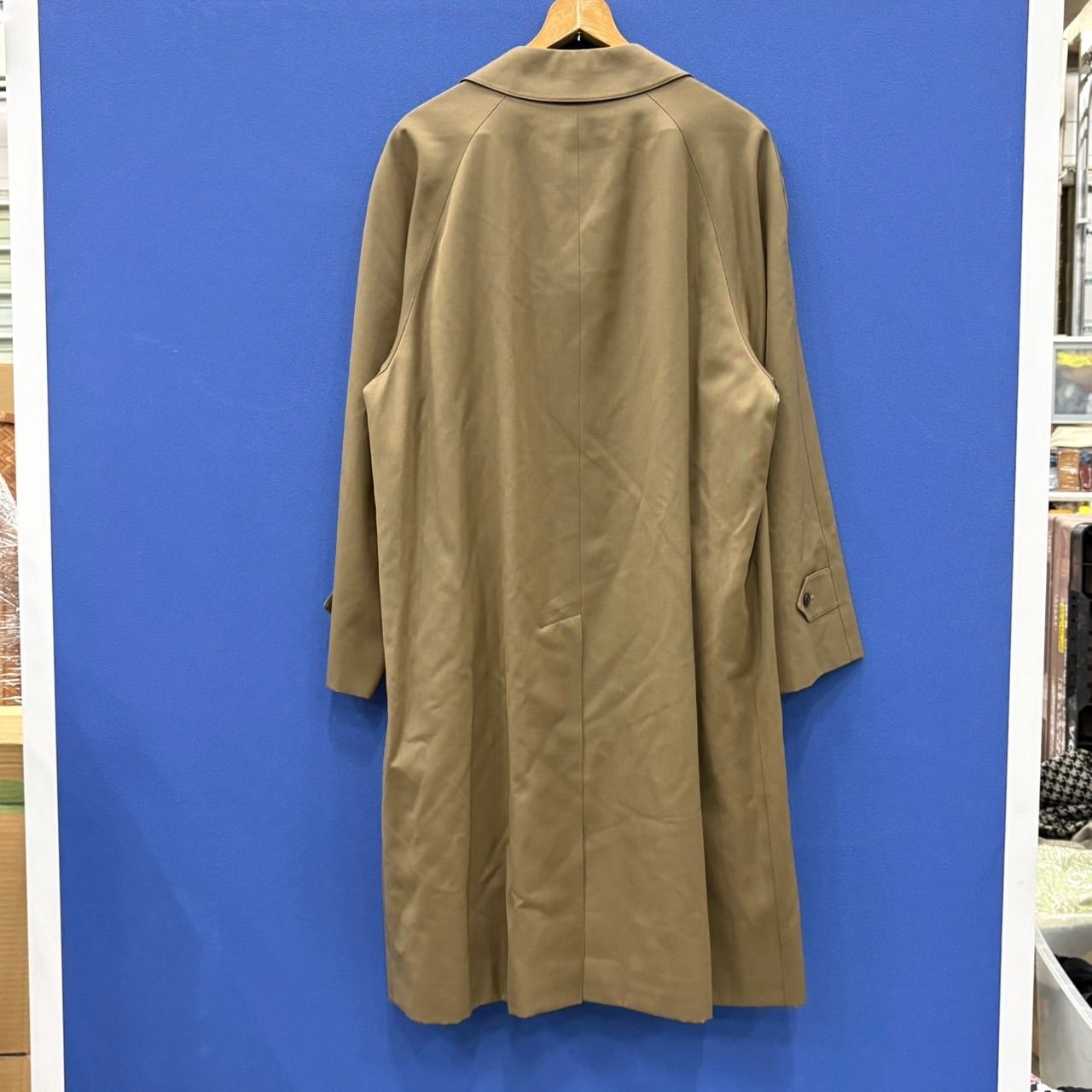 ◼︎バーバリー ステンカラーコート ヴィンテージ ノバチェック ウール