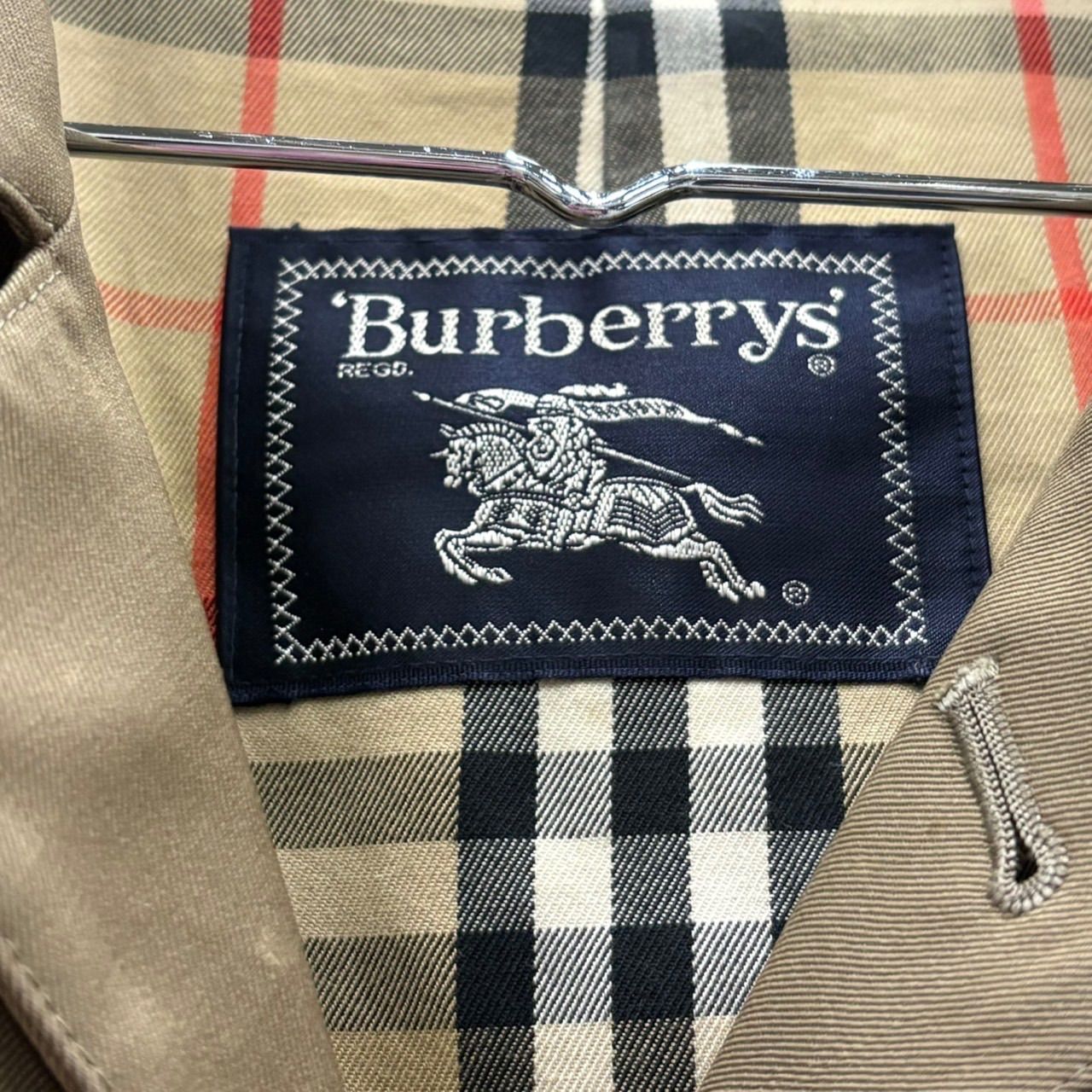 ◼︎バーバリー ステンカラーコート ヴィンテージ ノバチェック ウール