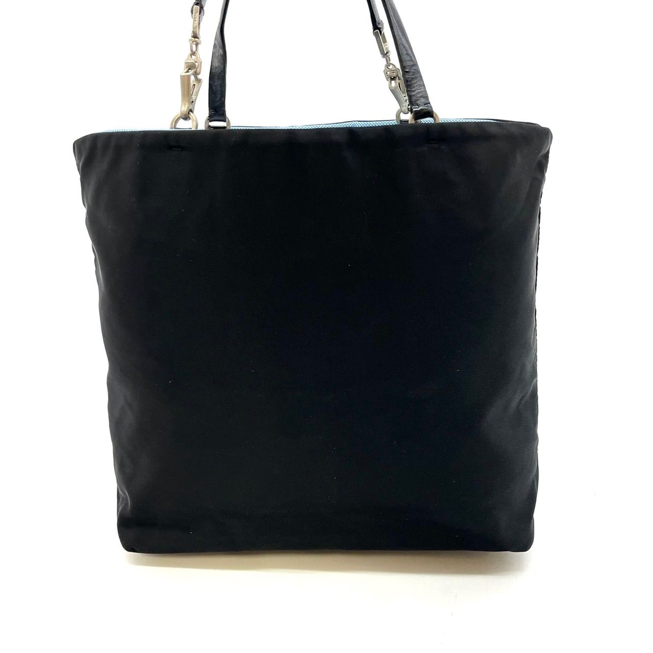 良品】PRADA プラダ 三角プレート ハンドバッグ トート レディース y2k 