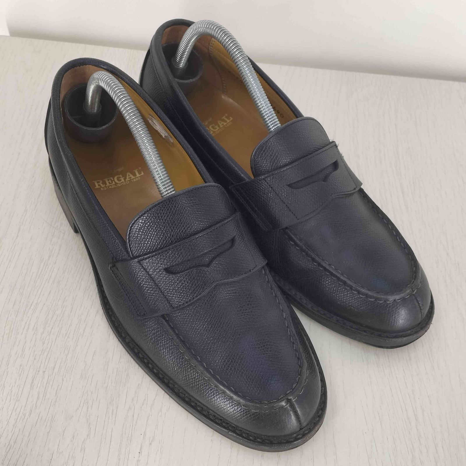 リーガル REGAL シボ革 コインローファー メンズ JPN：25 - メルカリ