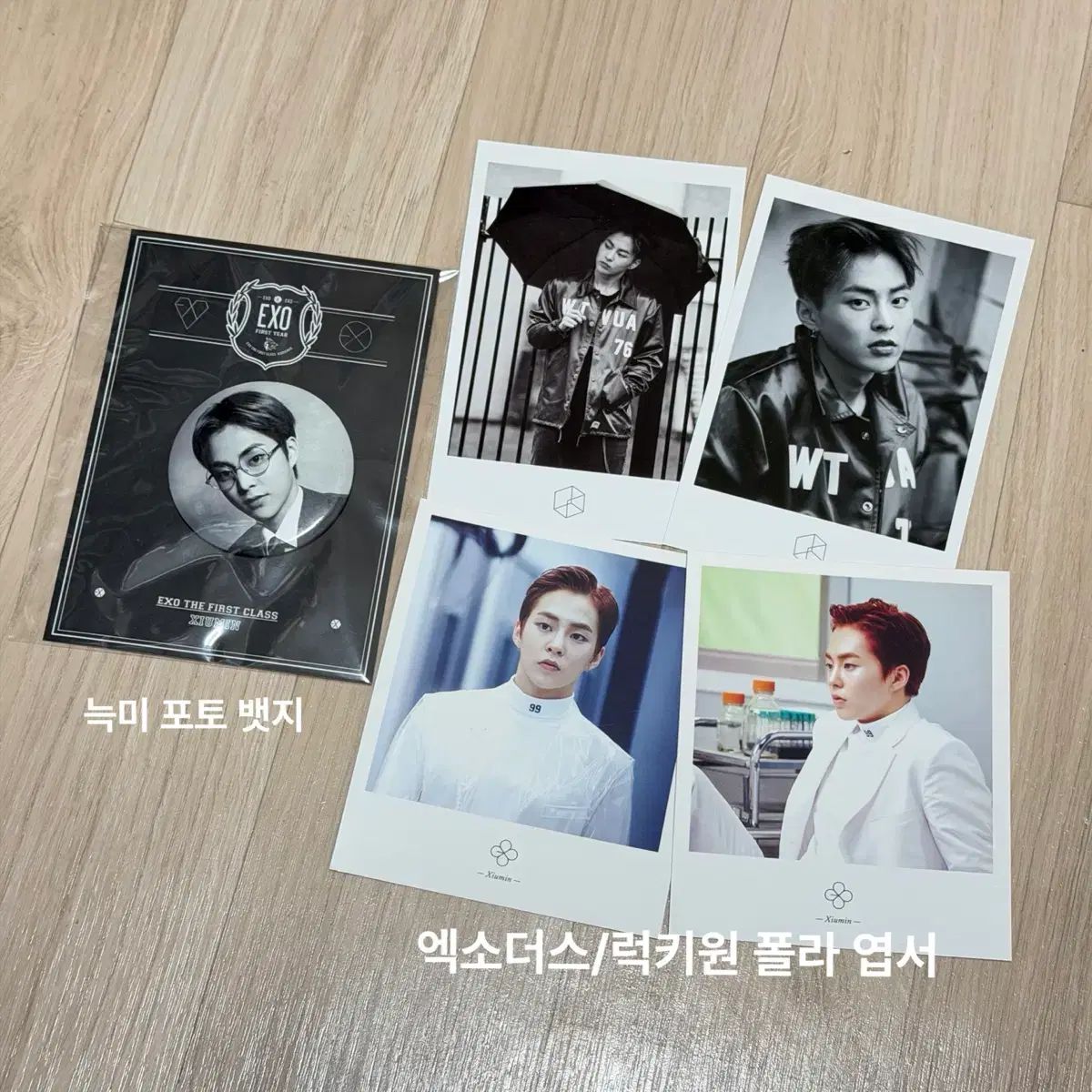 EXO シウミン（XIUMIN・ミンソク）公式 グッズ トレカ はがき ポール