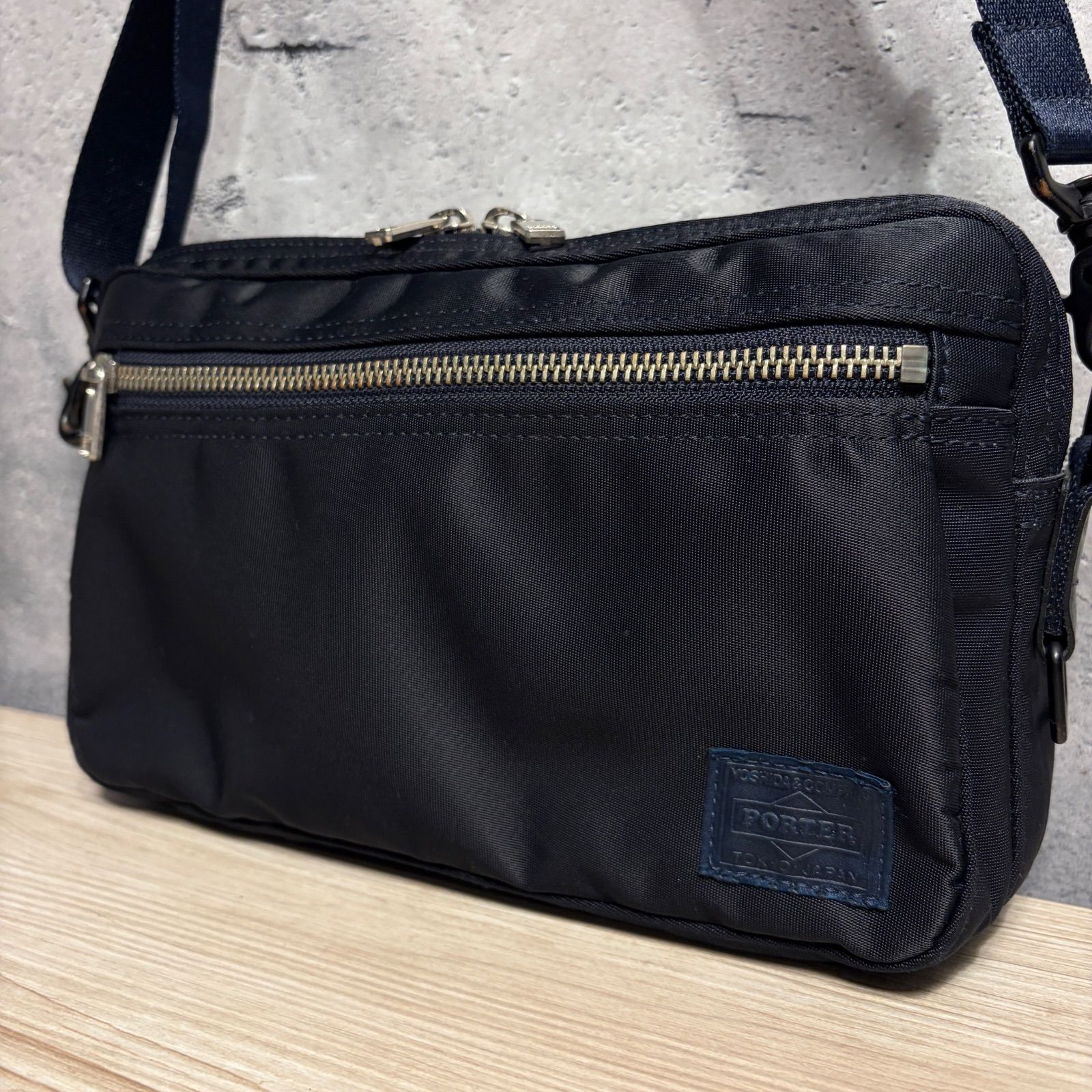 PORTER LIFT ショルダーバッグ 2WAY ネイビー ポーター リフト 吉田