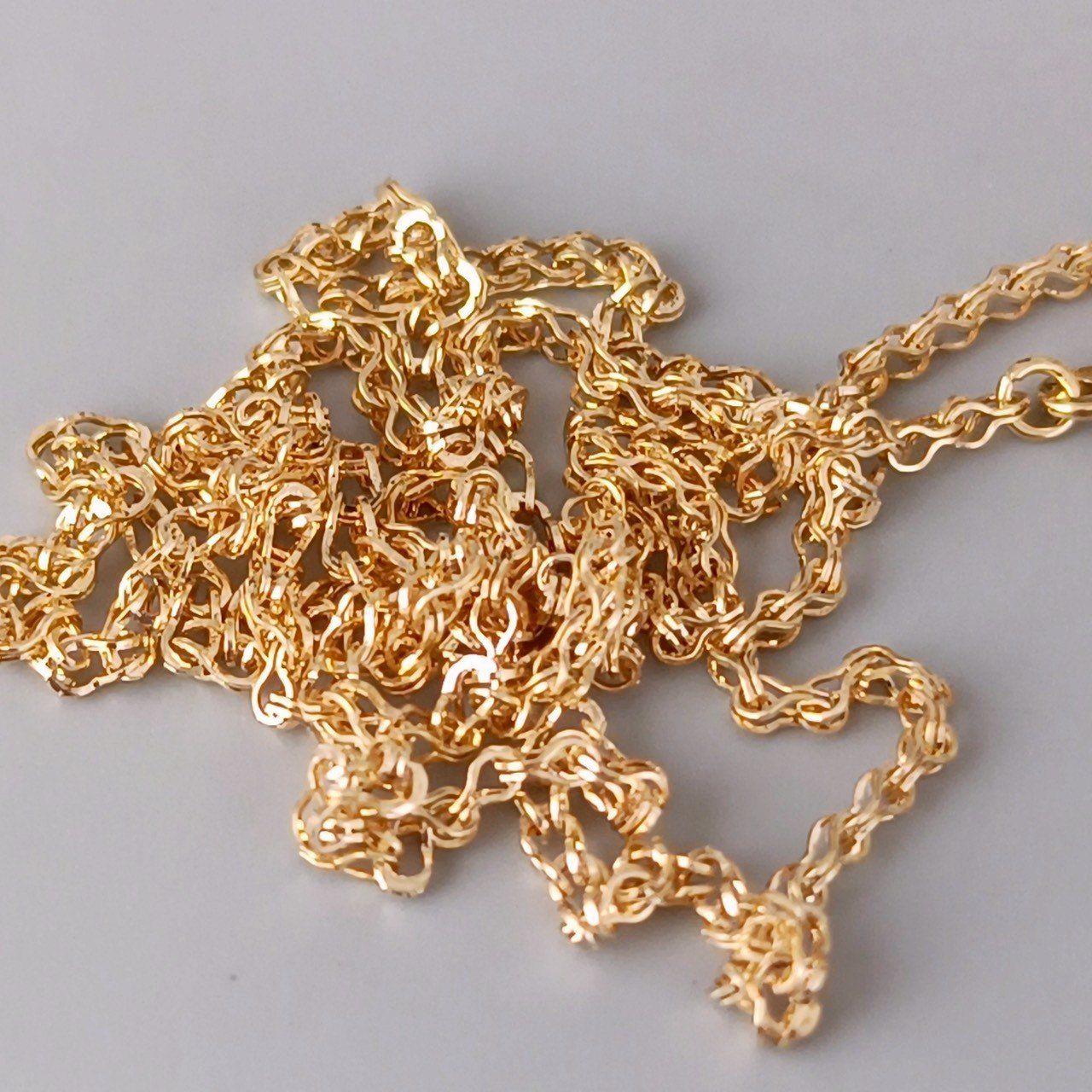 18金 K18 男女兼用 ジュエリーマキ デザインネックレス 2.38g 40