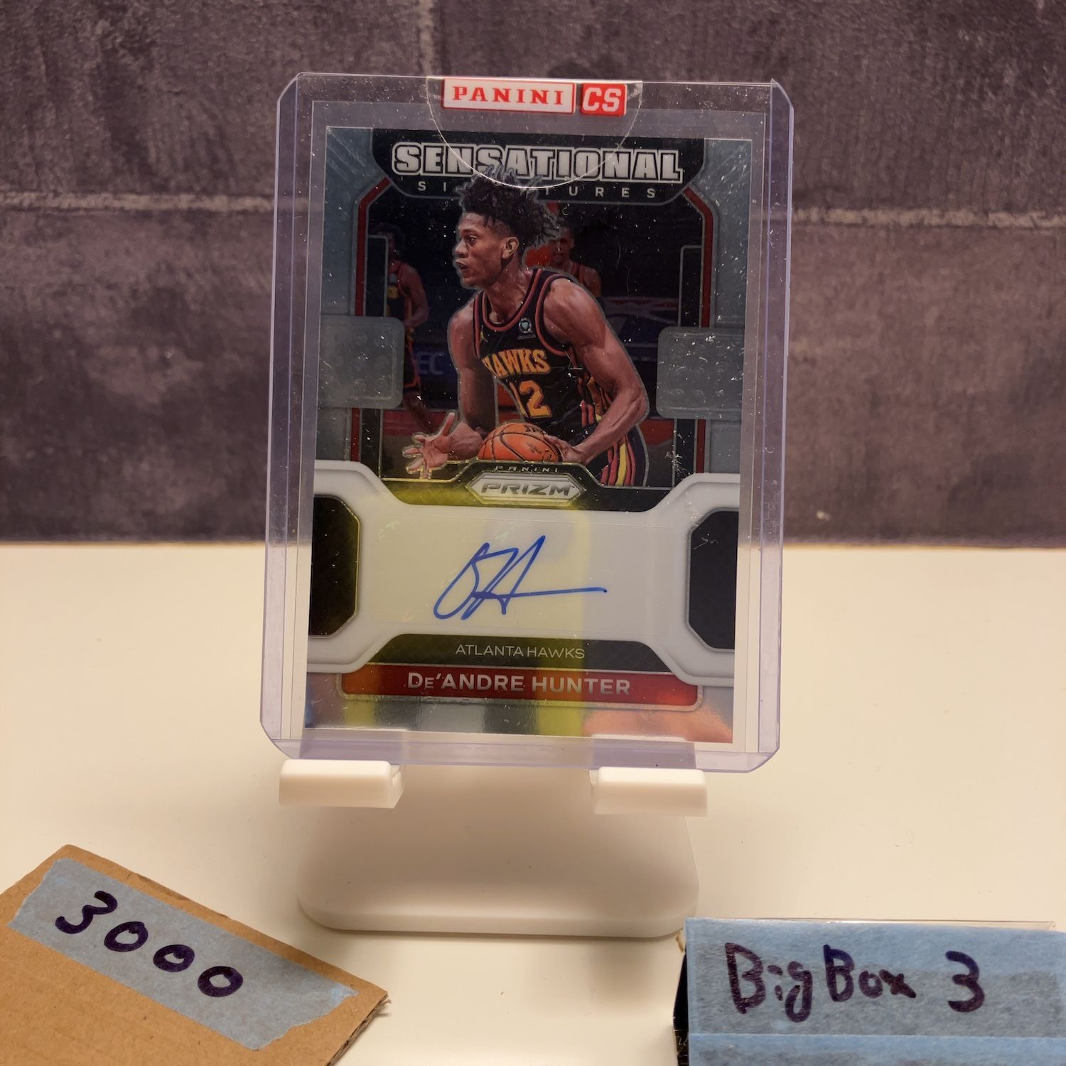 2021-22 Panini De'Andre Hunter 直筆サインカード ATLANTA HAWKS