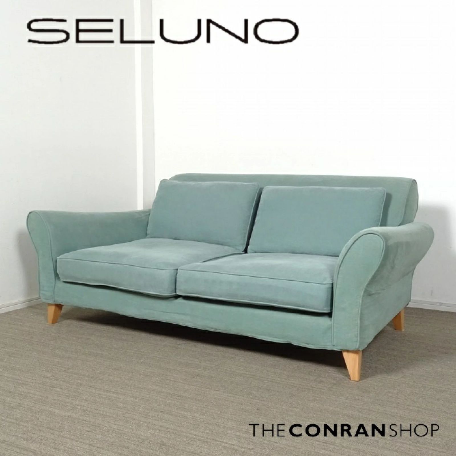 ◾︎SELUNO◾︎ 展示 THE CONRAN SHOP コンランショップ ELLIPSE エリプス 2人掛けソファ ファブリック 60万 x080s