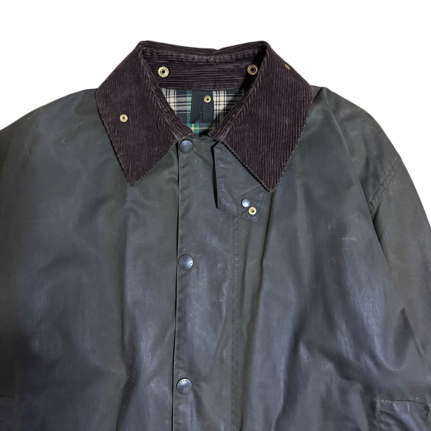yoused購入 barbour border イギリス製 ビンテージ品 メンズ 小物