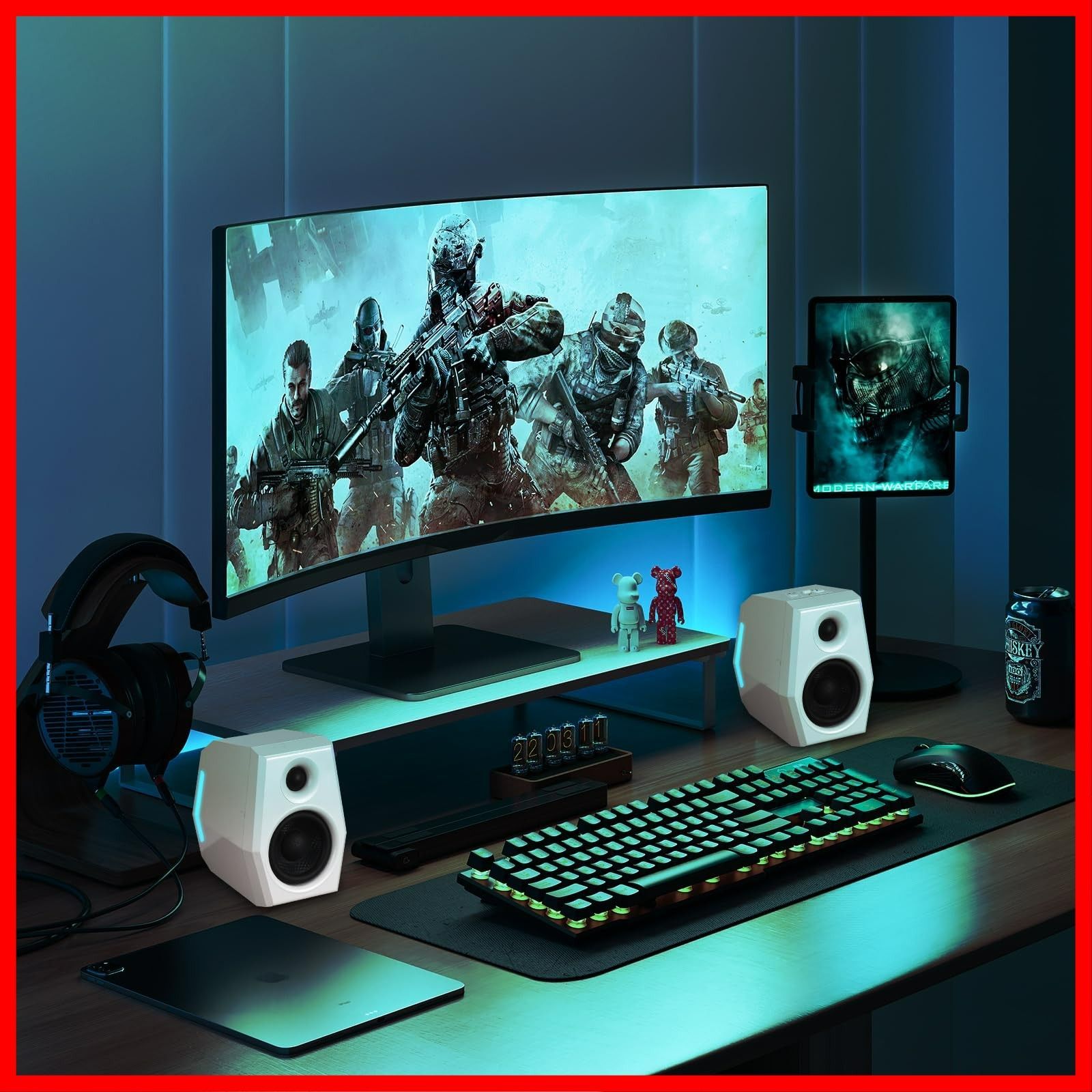  コンピューターゲーミングスピーカー 3 EQモード搭載 36 W ゲーム|映画|音楽 ダイナミック3 Dサラウンドサウンド 24 bit SW 209 DAC USB|AUX|Bluetooth Sanyun 5.2 RGBライティング PC|デスクトップ|モニタ スタンプ台 スティックのり その他 文房具 事務用品