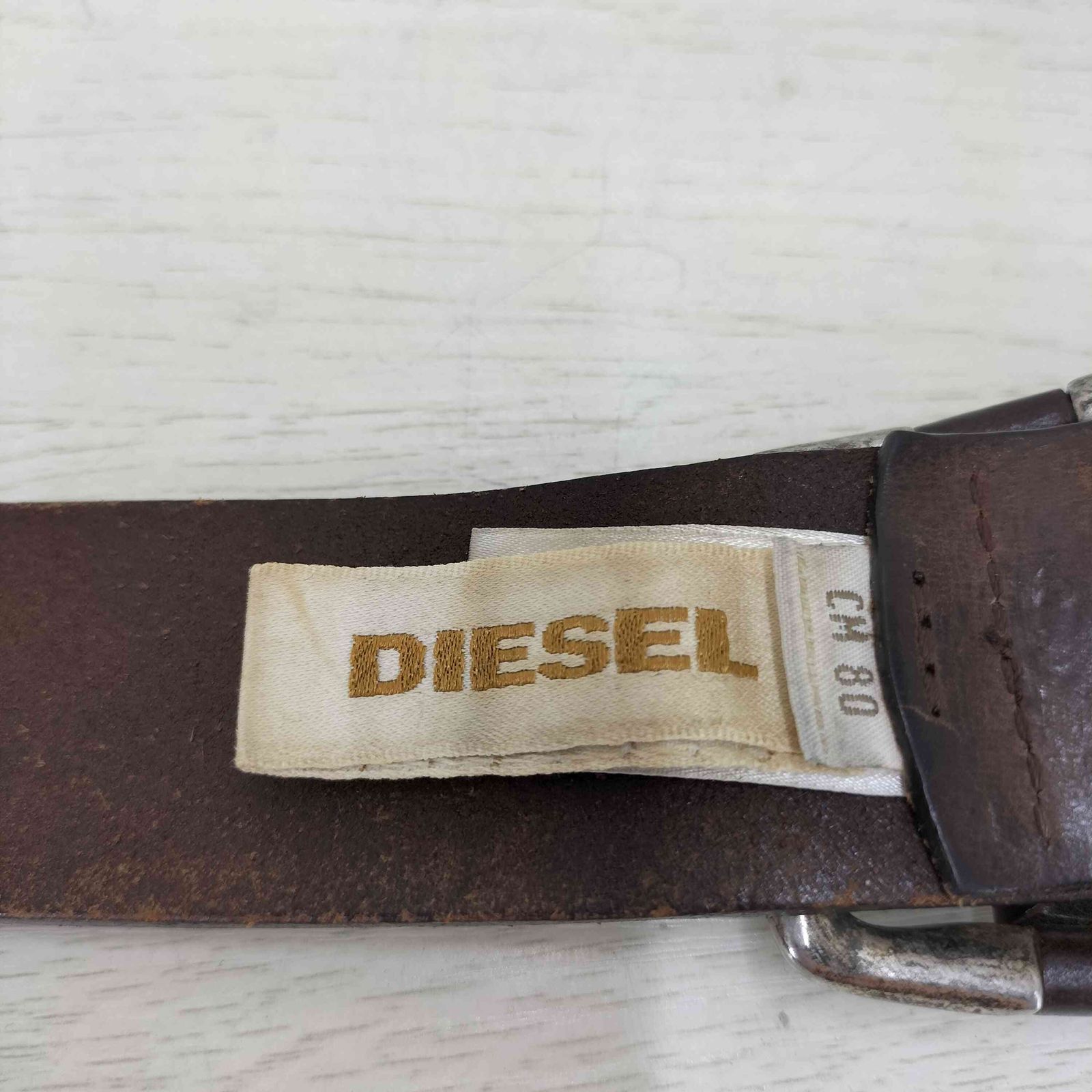 ディーゼル DIESEL レザー ベルト Y2K メンズ 表記無 - メルカリ