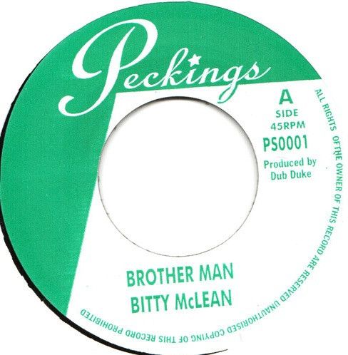 7” Bitty Mclean Brother Man | Sound Boy Killer PS 0001 RECORDS |00080