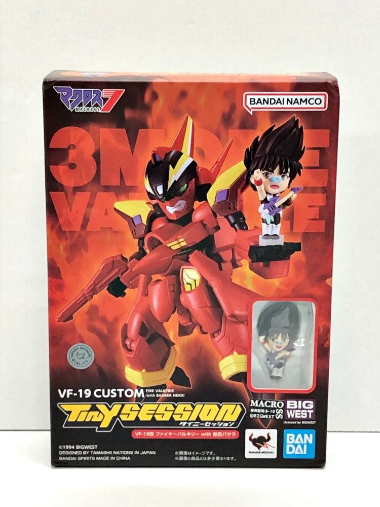 29.【未開封】TINY SESSION VF-19改 ファイヤーバルキリー with 熱気