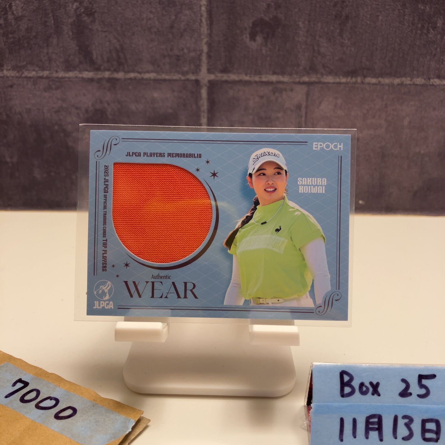 2025 EPOCH 小祝さくら Sakura Koiwai 036/100 JLPGA Memorabilia