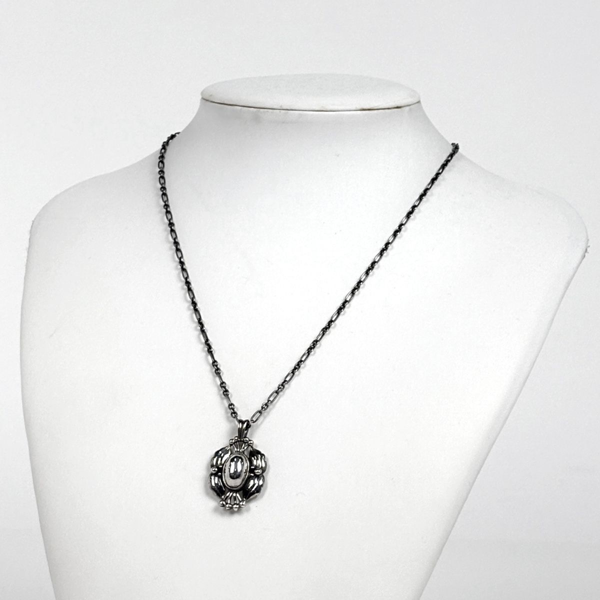 ジョージジェンセン Georg Jensen ヘマタイト ネックレス 2000