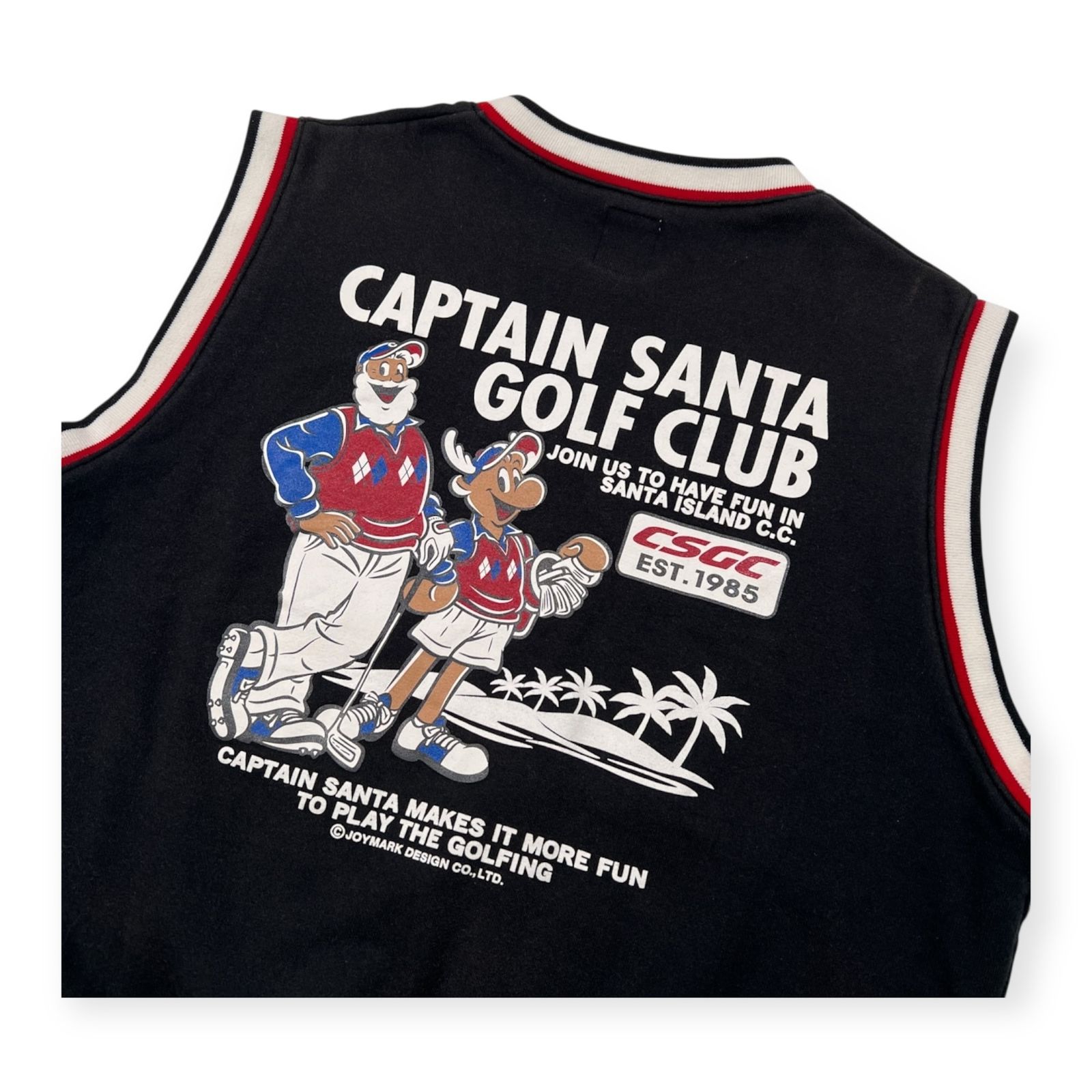 CAPTAIN SANTA キャプテンサンタ GOLF CLUB BIGプリント Vネック