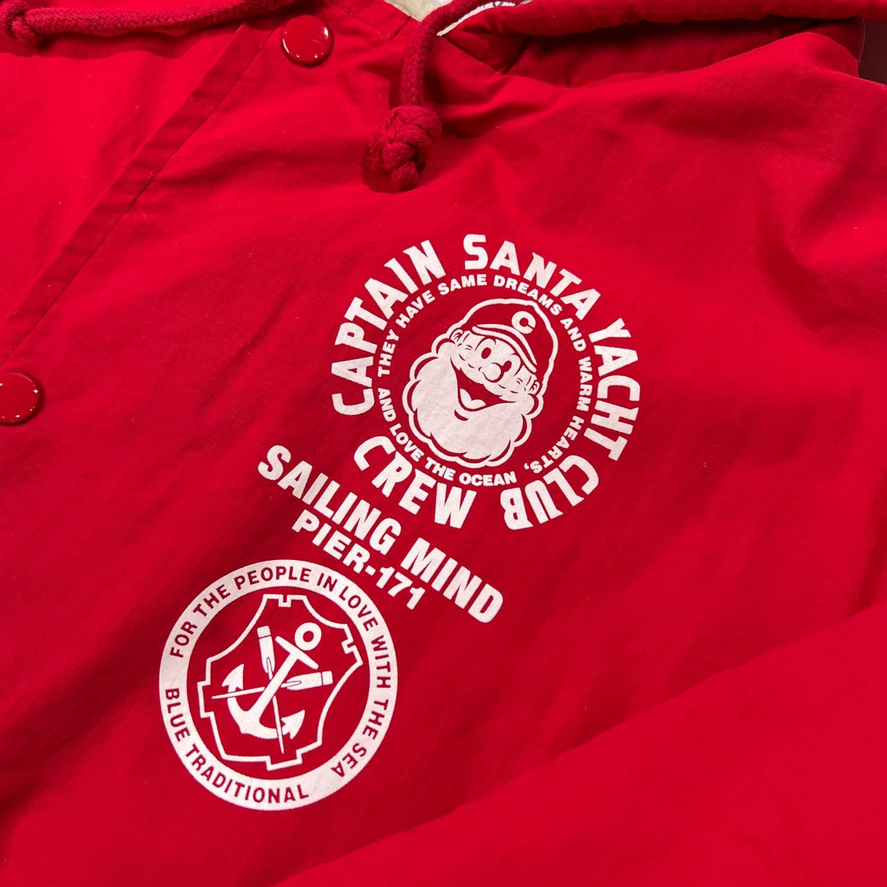 CAPTAIN SANTA キャプテンサンタ YACHT CLUB CREW プリント 裏ボア