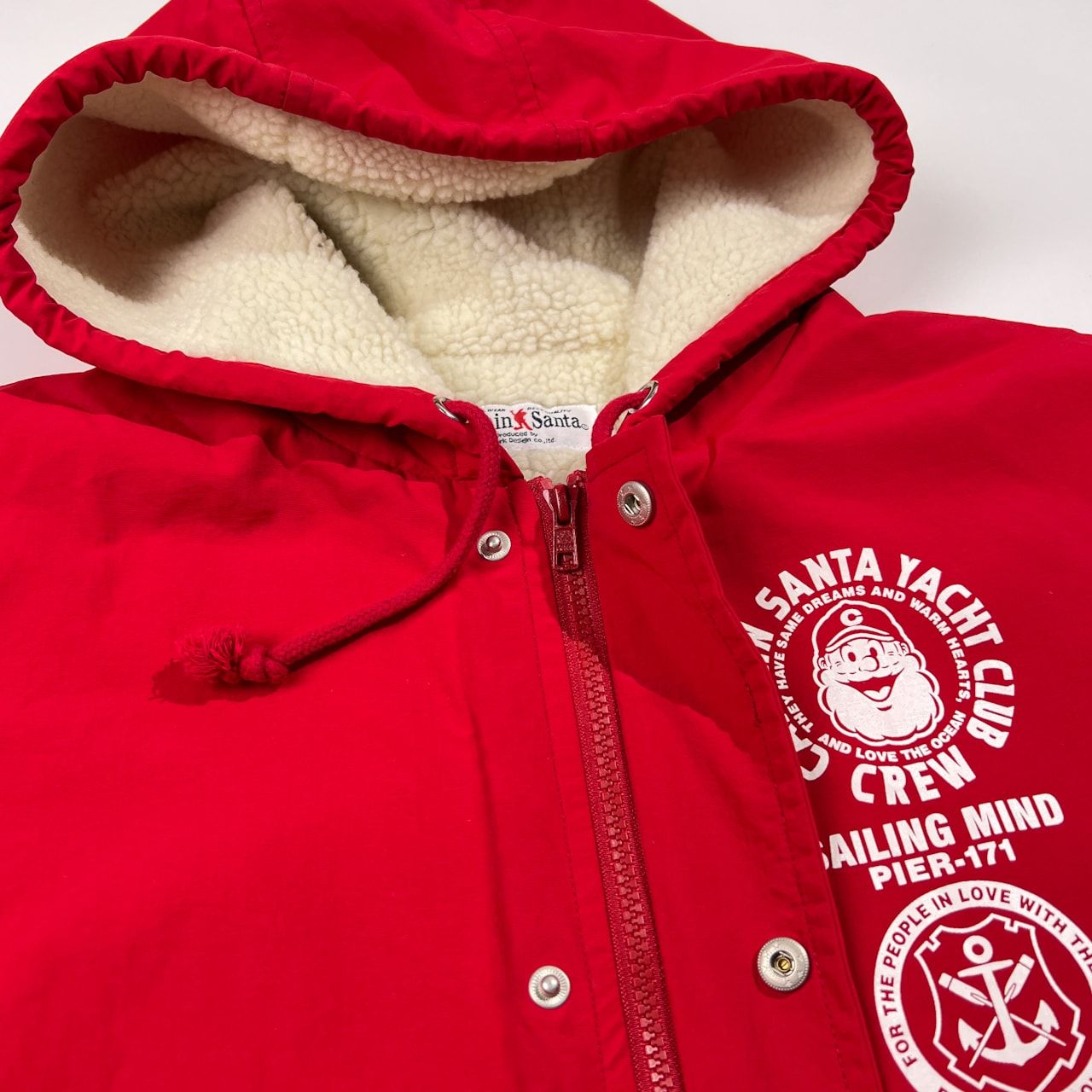 CAPTAIN SANTA キャプテンサンタ YACHT CLUB CREW プリント 裏ボア