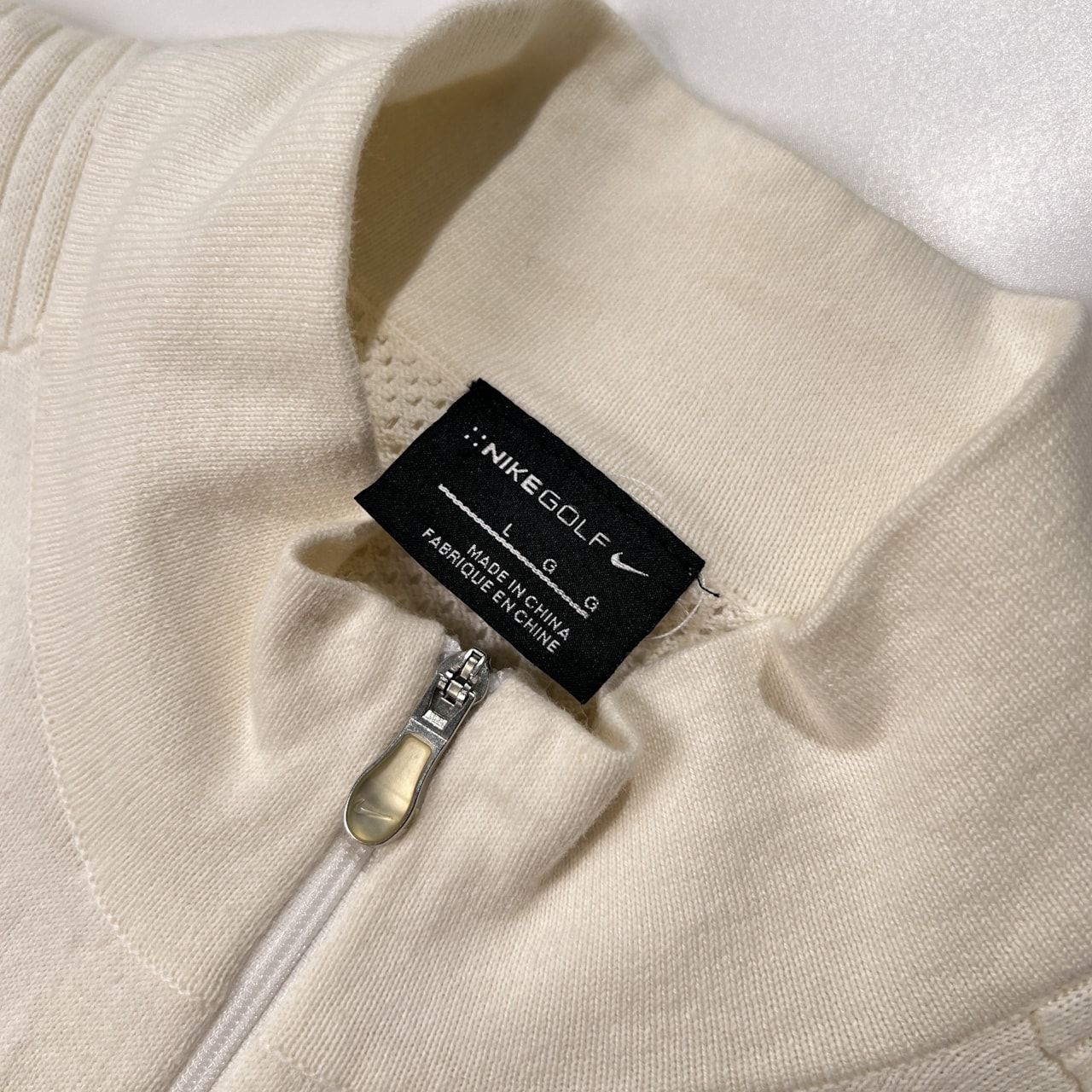 NIKE GOLF ナイキ ゴルフ ハーフジップ コットンニット ベスト サイズ