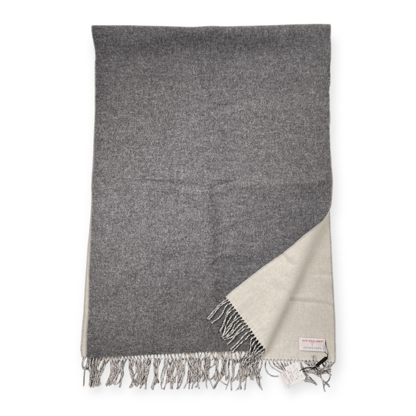 タグ付き 未使用品 カシミヤ混 OLD ENGLAND × JOHNSTONS OF ELGIN