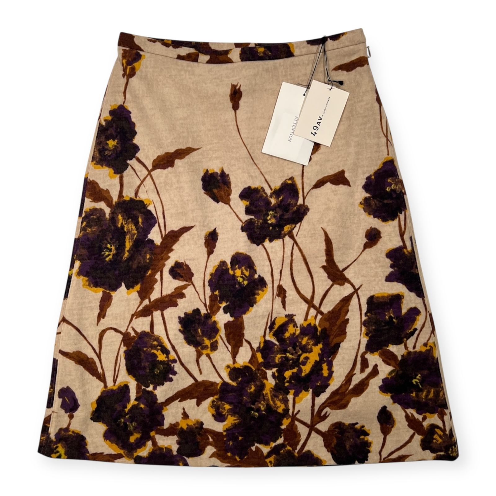 タグ付き 未使用品 49AV JUNKO SHIMADA ジュンコシマダ 花柄 台形