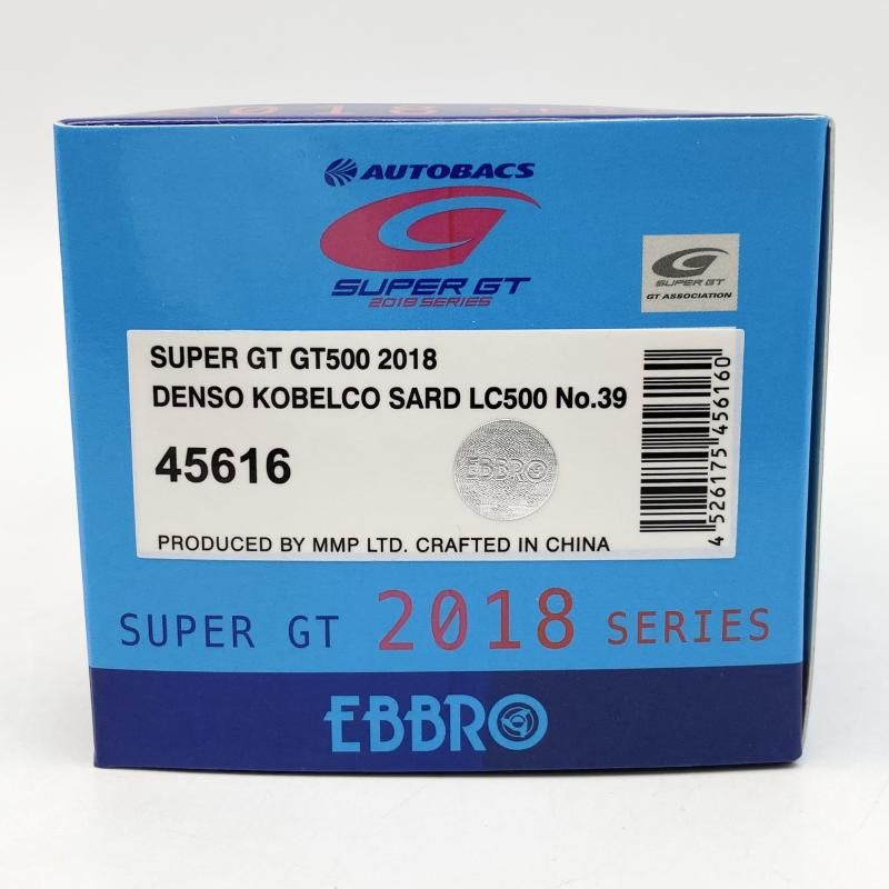  開封 1|43 デンソー コベルコ サード LC 500 スーパーGT 2018 No.39 45616 エブロ 17 その他 ミニカー