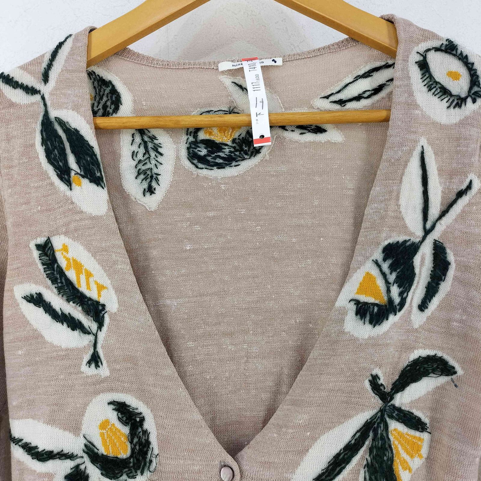 ミナペルホネン mina perhonen camellia ニットカーディガン