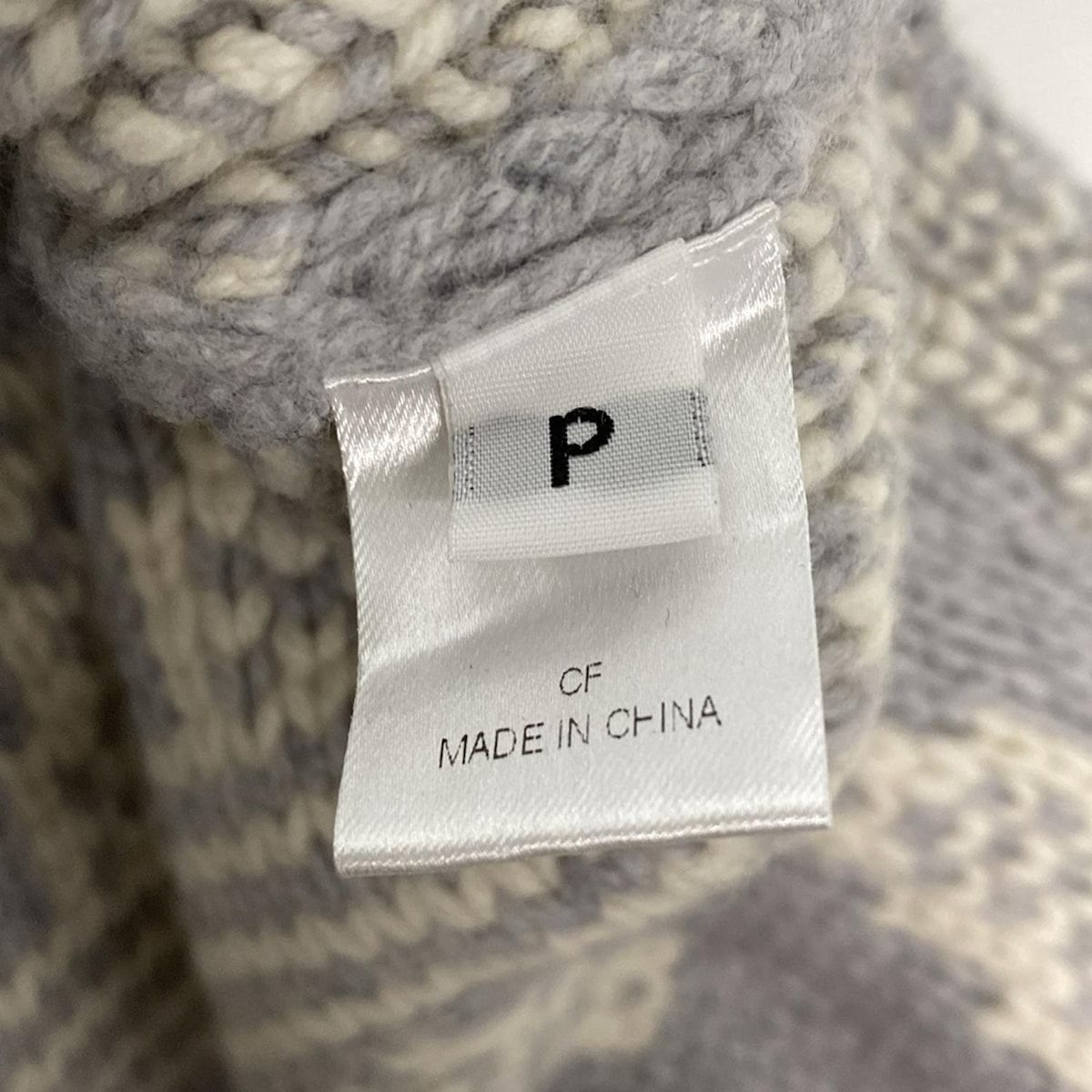 SAYAKADAVIS （サヤカデイビス） ハイネックケーブルニットセーター 白