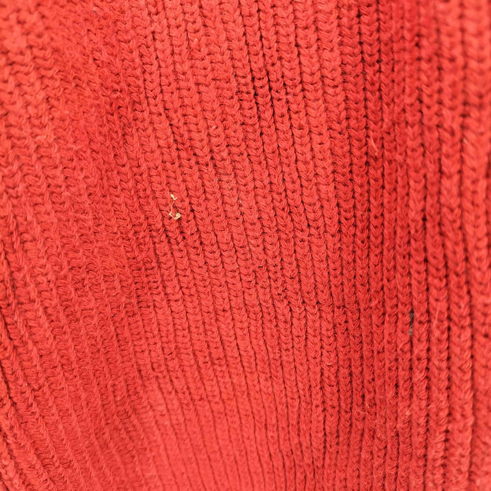 エディーバウアー Eddie Bauer 90s USA製 前V リブ コットンニット