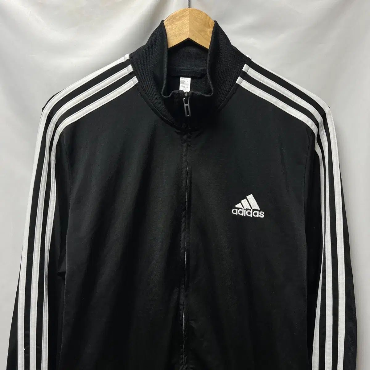 正規品/2XL adidas アディダス 3本線 ブラック トラックジャージ