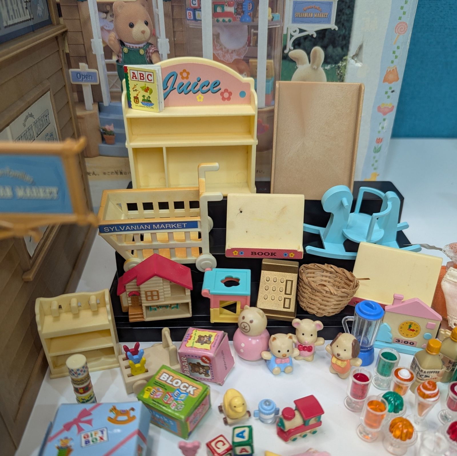シルバニアファミリー 森のマーケット 希少 欠品有り 初期 ハ-27 変色